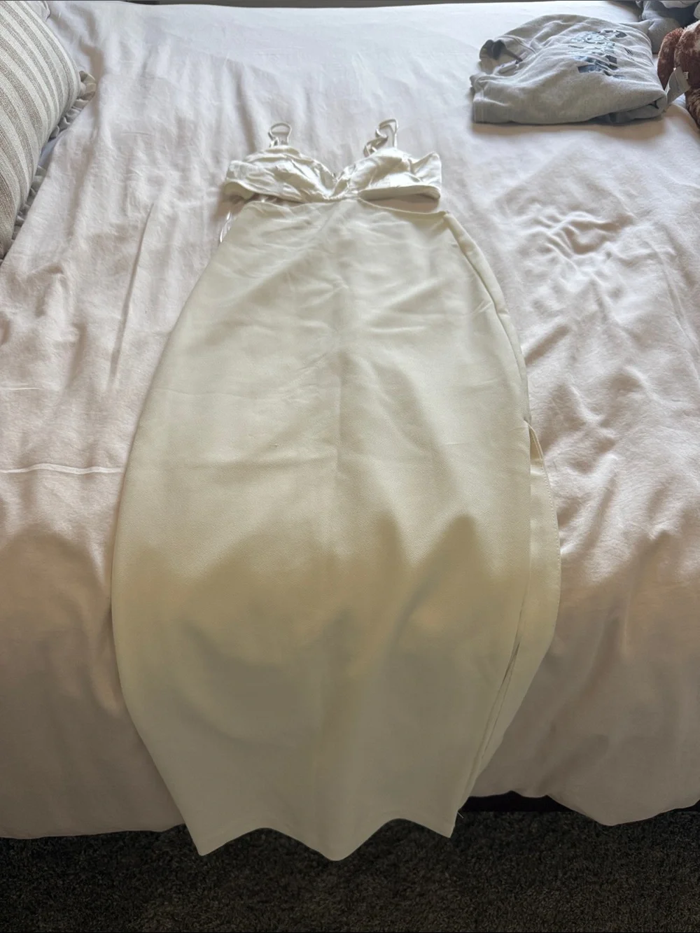 Abercrombie White Maxi Dress